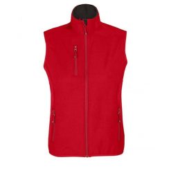 Ocieplacz Damski Falcon Softshell Zapinany Na Zamek Błyskawiczny. Czerwone kurtki sportowe SOL'S, s, bez wzorów, z softshellu, bez kaptura, trekkingowe. Za 222.99 zł.