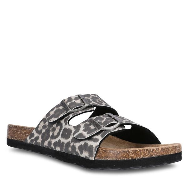 Klapki CRUZ. Brązowe klapki CRUZ, bez wzorów, bez obcasa. Za 119.99 zł.