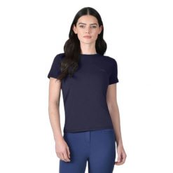 T-shirt damski w luźnym stylu Weatherbeeta. Niebieskie koszulki sportowe WEATHERBEETA, bez wzorów, bez ramiączek, do jazdy konnej. Za 243.50 zł.