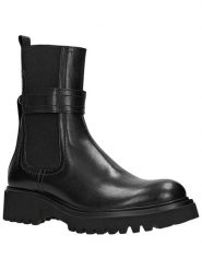 Wojas Skórzane sztyblety w kolorze czarnym rozmiar: 37. Czarne botki Wojas, bez zapięcia. Za 424.45 zł.