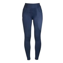 Damskie legginsy jeździeckie z pełną przyczepnością Equestrian Stockholm Jump Su. Niebieskie legginsy EQUESTRIAN STOCKHOLM, l, bez wzorów, z tkaniny. Za 704.60 zł.