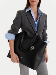 MEXX Torebka CEO-MEXX-L-003-09 Czarny. Czarne shopper Mexx, bez wzorów, z materiału, bez dodatków. Za 229.99 zł.