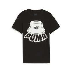 Puma Koszulka Ess+ Mid 90S Graphic 67972001. Czarne bluzki Puma, s, bez wzorów, sportowe, bez kołnierzyka, bez ramiączek. Za 56.99 zł.