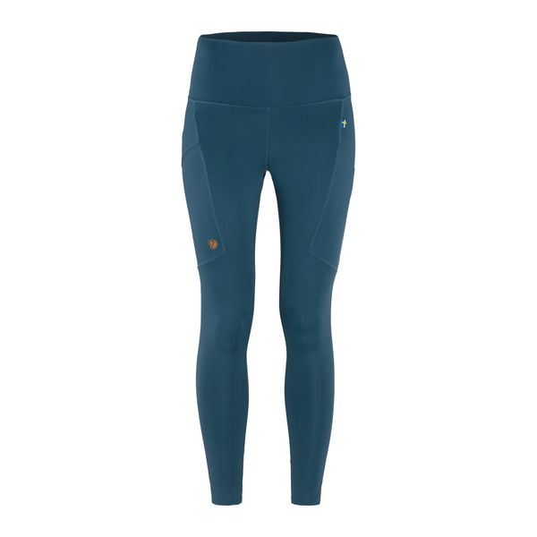 Legginsy trekkingowe damskie Fjällräven Abisko Tights. Niebieskie legginsy Fjällräven, m, bez wzorów. Za 553.20 zł.