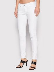 Pepe Jeans Spodnie materiałowe Soho PL211539U91 Biały Skinny Fit. Białe spodnie materiałowe Pepe Jeans, bez wzorów, z bawełny. Za 299.99 zł.