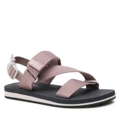 Sandały Jack Wolfskin. Brązowe sandały Jack Wolfskin, bez wzorów, sportowe, bez obcasa, bez zapięcia. Za 209.99 zł.