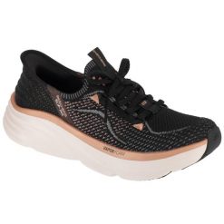Buty sportowe Sneakersy damskie, Slip-Ins: D'lux Vapor - Evening Glow. Czarne obuwie sportowe Skechers, bez zapięcia, trekkingowe, Skechers Sport. Za 429.99 zł.