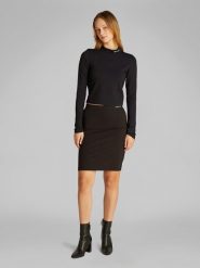 CALVIN KLEIN JEANS Koszulka w kolorze czarnym rozmiar: XL. Czarne bluzki Calvin Klein Jeans, xl, bez wzorów, z jeansu, bez kołnierzyka, bez ramiączek. Za 150.37 zł.