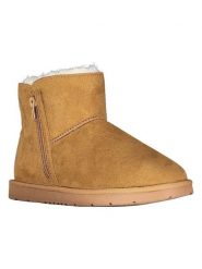 Geographical Norway Botki zimowe "Ozipneige" w kolorze jasnobrązowym rozmiar: 36. Brązowe botki Geographical Norway, na zimę, bez wzorów, z futra, bez obcasa, bez zapięcia. Za 175.67 zł.