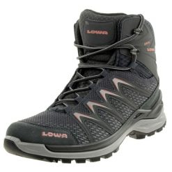 Damskie buty turystyczne Lowa. Czerwone trekkingi Lowa, z materiału, outdoorowe. Za 955.99 zł.