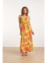 Smashed Lemon Sukienka ze wzorem rozmiar: XXL. Sukienki Smashed Lemon, xxl, bez wzorów, z tkaniny, bez kołnierzyka, bez ramiączek, maxi, rozkloszowane. Za 147.95 zł.