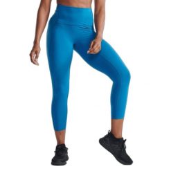 Damskie legginsy kompresyjne 7/8 z wysokim stanem 2XU Form Stash. Niebieskie legginsy 2XU, bez wzorów, z podwyższonym stanem. Za 575.50 zł.