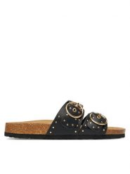 ONLY Shoes Klapki Onlmaxi-15 Pu Studs Buckle 15341190 Czarny. Czarne klapki ONLY SHOES, bez wzorów, ze skóry, bez obcasa. Za 139.99 zł.