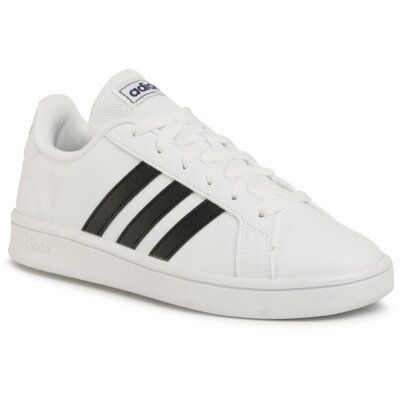 ADIDAS GRAND COURT BASE EE7904 Biały. Białe obuwie sportowe Adidas, ze skóry ekologicznej, bez zapięcia. Za 199.99 zł.