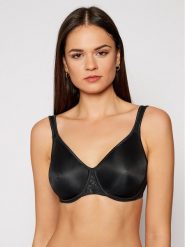 Triumph Biustonosz z fiszbiną Comfort Minimizer 10166827 Czarny. Czarne biustonosze Triumph, bez wzorów, z syntetyku. Za 108.00 zł.