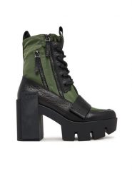 United Nude Trzewiki Grip Combat Mid 10962904165 Khaki. Brązowe botki United Nude, bez wzorów, ze skóry, bez obcasa, na słupku, bez zapięcia. Za 1,679.00 zł.