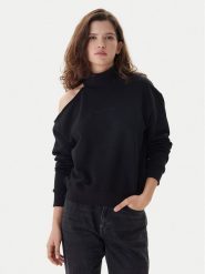 Karl Lagerfeld Jeans Bluza B1W20043 Czarny Relaxed Fit. Czarne bluzy Karl Lagerfeld Jeans, m, bez wzorów, z bawełny, bez kaptura. Za 569.99 zł.