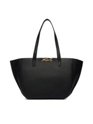 KARL LAGERFELD Torebka B3W30019 Czarny. Czarne shopper KARL LAGERFELD, bez wzorów, ze skóry, bez dodatków. Za 1,749.00 zł.