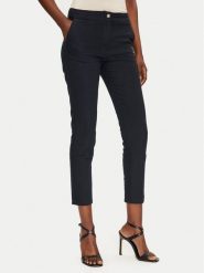 Morgan Chinosy 222-PLIME.F Granatowy Slim Fit. Niebieskie spodnie materiałowe Morgan, bez wzorów, z bawełny. Za 319.99 zł.
