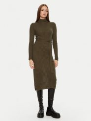 Brave Soul Sukienka dzianinowa LKD-230MURPHYB Khaki Regular Fit. Brązowe sukienki Brave Soul, xs, bez wzorów, z dzianiny, bez kołnierzyka, bez ramiączek. Za 59.99 zł.