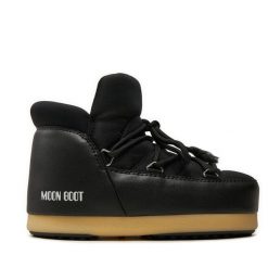 Śniegowce Moon Boot. Czarne trapery i śniegowce Moon Boot, z nylonu. Za 719.99 zł.