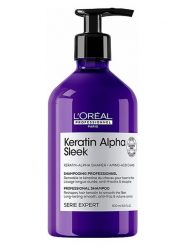 L'Oréal Professionnel Szampon do włosów "Keratin Alpha Sleek" - 500 ml rozmiar: onesize. Szampony do włosów L'Oreal Professionnel. Za 126.99 zł.
