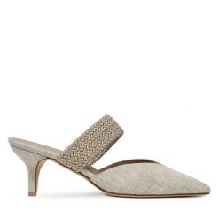 Klapki MALONE SOULIERS. Brązowe klapki MALONE SOULIERS, bez wzorów, bez obcasa. Za 1,839.00 zł.