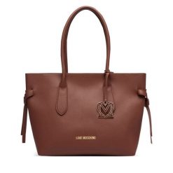 Torebka LOVE MOSCHINO. Brązowe torebki klasyczne Love Moschino, bez wzorów, bez dodatków. Za 1,099.00 zł.