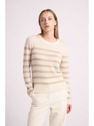 Maison Héritage Cashmere Kaszmirowy sweter w kolorze beżowym rozmiar: S. Brązowe swetry Maison Héritage Cashmere, s, bez wzorów, z kaszmiru, bez ramiączek. Za 404.10 zł.