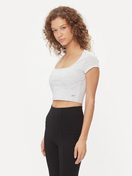 Reebok T-Shirt Essentials IL4646 Szary Regular Fit. Szare t-shirty Reebok, m, bez wzorów, z bawełny, bez kołnierzyka, bez ramiączek. Za 79.99 zł.