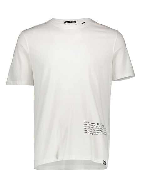 Chiemsee Koszulka w kolorze białym rozmiar: XXL. Białe bluzki Chiemsee, xxl, bez wzorów, z bawełny, bez kołnierzyka, bez ramiączek. Za 69.91 zł.