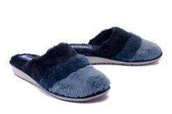 INBLU LB-102 004 granatowy, kapcie damskie. Niebieskie obuwie domowe Inblu, bez wzorów, bez zapięcia. Za 55.99 zł.