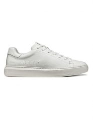 Geox Skórzane sneakersy "Deiven" w kolorze białym rozmiar: 46. Białe trampki Geox, bez wzorów, bez zapięcia. Za 304.95 zł.