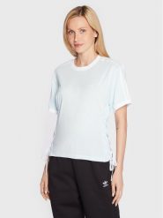 Adidas T-Shirt Always Original Laced HK5063 Błękitny Loose Fit. Niebieskie t-shirty Adidas, bez wzorów, z bawełny, bez kołnierzyka, bez ramiączek. Za 99.99 zł.