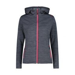Bluza damska turystyczna CMP 30E9676. Szare bluzy CMP, xl, bez wzorów, z materiału, z kapturem. Za 369.00 zł.