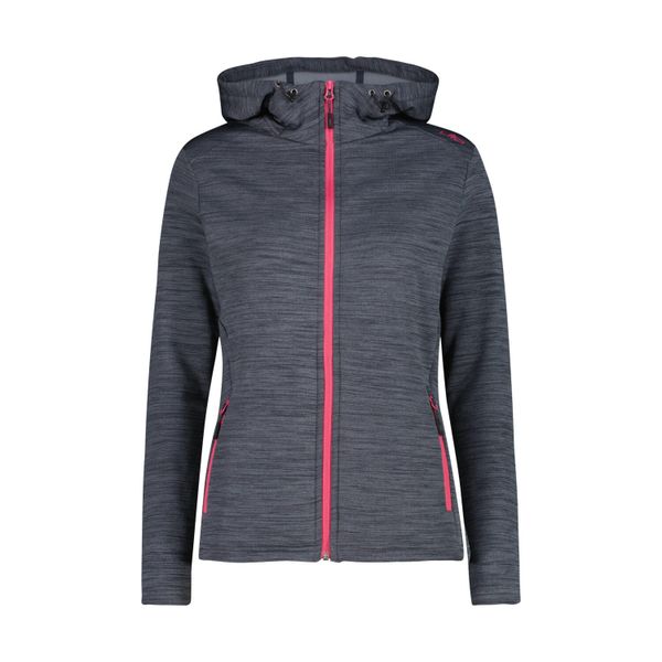 Bluza damska turystyczna CMP 30E9676. Czerwone bluzy CMP, xs, bez wzorów, z materiału, z kapturem. Za 308.50 zł.
