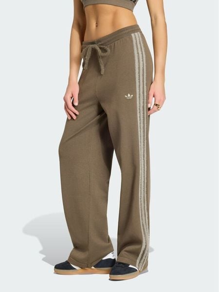 Adidas Spodnie dresowe Firebird KS7362 Brązowy Regular Fit. Brązowe spodnie dresowe Adidas, xs, bez wzorów, z dresówki. Za 314.99 zł.