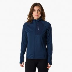 Bluza Wędrówki Kobieta Ultra Light Szybkoschnący. Czerwone bluzy SWEDEMOUNT, xl, bez wzorów, z materiału, bez kaptura. Za 179.99 zł.