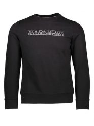 Napapijri Bluza w kolorze czarnym rozmiar: M. Czarne bluzy Napapijri, m, bez wzorów, bez kaptura. Za 114.44 zł.