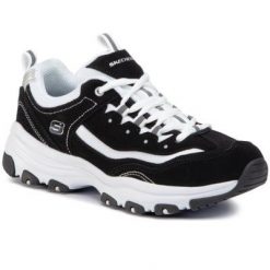 Skechers I - CONIK 88888250 BKW Czarny. Czarne obuwie sportowe Skechers, z nubiku, bez zapięcia. Za 229.99 zł.
