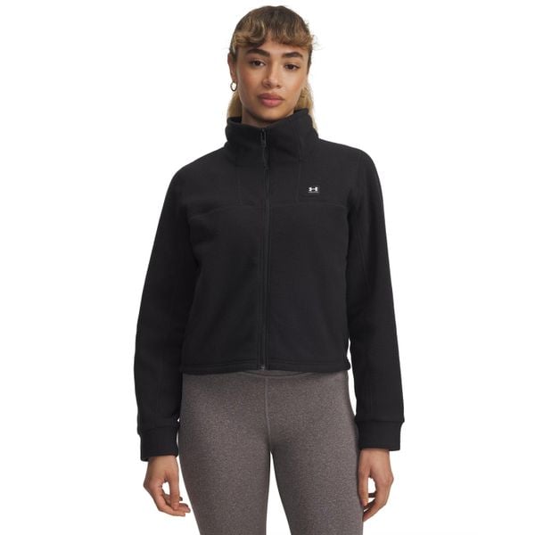 Damska bluza zapinana na zamek Under Armour Expanse Fleece. Czarne bluzy Under Armour, bez wzorów, bez kaptura. Za 294.50 zł.