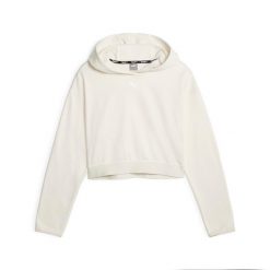 Bluza Sportowa Damska Puma Strong Power Fl. Białe bluzy Puma, l, bez wzorów, bez kaptura. Za 139.99 zł.