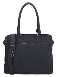 Beagles Skórzana torebka "Cambrils" w kolorze granatowym - 31,5 x 25,5 x 11 cm rozmiar: onesize. Niebieskie torby na ramię Beagles, bez wzorów, z materiału, na ramię, bez dodatków. Za 141.19 zł.