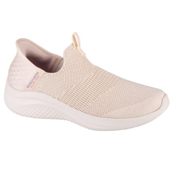 Buty sportowe Sneakersy damskie, Slip-Ins Ultra Flex 3.0 Smooth Step. Brązowe obuwie sportowe Skechers, bez zapięcia, trekkingowe, Skechers Sport. Za 379.99 zł.