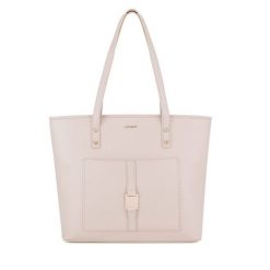 Torebka JENNY. Brązowe shopper Jenny, bez wzorów, bez dodatków. Za 139.99 zł.