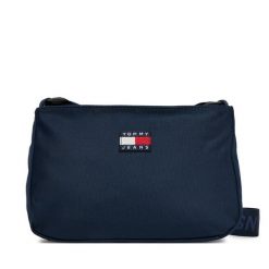 Torebka Tommy Jeans. Niebieskie torebki klasyczne Tommy Jeans, bez wzorów, z jeansu, bez dodatków. Za 299.99 zł.