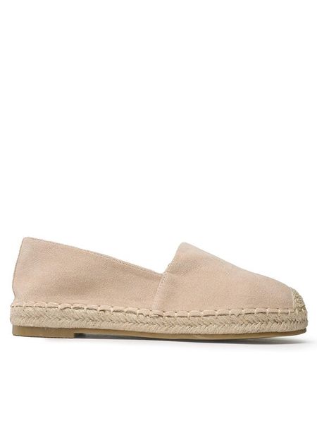 Jenny Fairy Espadryle WSS990-186 Beżowy. Brązowe espadryle Jenny Fairy, bez wzorów, z materiału, bez obcasa, bez zapięcia. Za 79.99 zł.