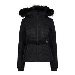 Kurtka damska narciarska CMP 34W4436F. Czarne kurtki narciarskie CMP, xl, bez wzorów, z tkaniny, bez kaptura, narciarskie. Za 799.99 zł.