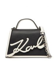 KARL LAGERFELD Torebka A1W30224 Czarny. Czarne torebki klasyczne KARL LAGERFELD, bez wzorów, ze skóry, bez dodatków. Za 1,299.00 zł.