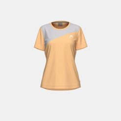 TIE-BREAK Damska Koszulka Tenisowa. Brązowe bluzki Head, bez wzorów, sportowe, z asymetrycznym kołnierzem, bez ramiączek. Za 260.00 zł.